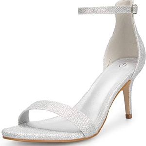 MySoft Women's Stilettos Classic Strappy Open Toe Pump Heel Sandals Size 10